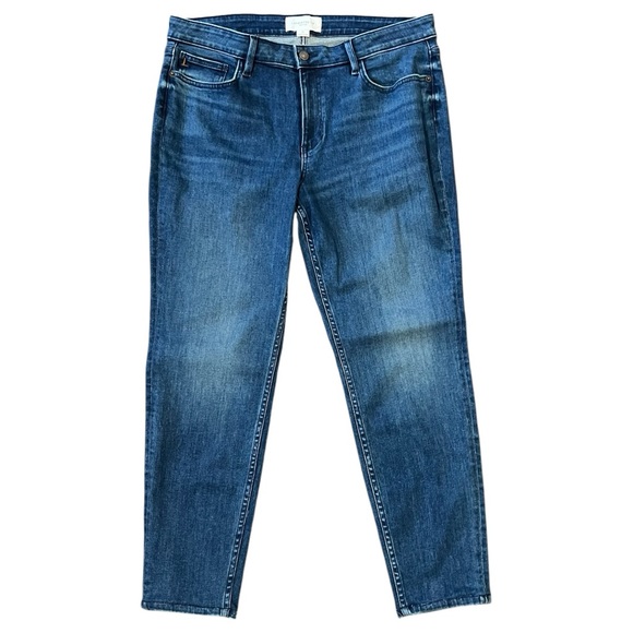 Lafayette 148 Mercer Skinny Italian Denim Jeans Size 32 - Picture 1 of 7